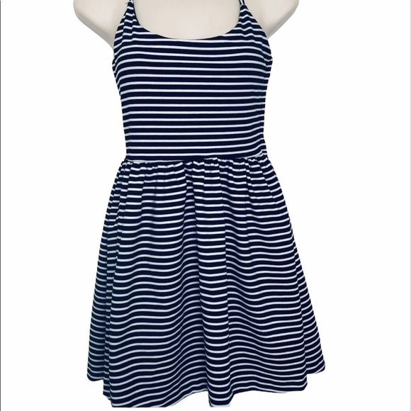 Guess Black and white striped  strap dress size‎ 4 - Picture 1 of 9